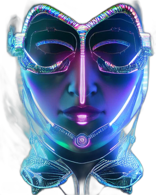 mask, robot, face, jewelry transparent PNG cut-out