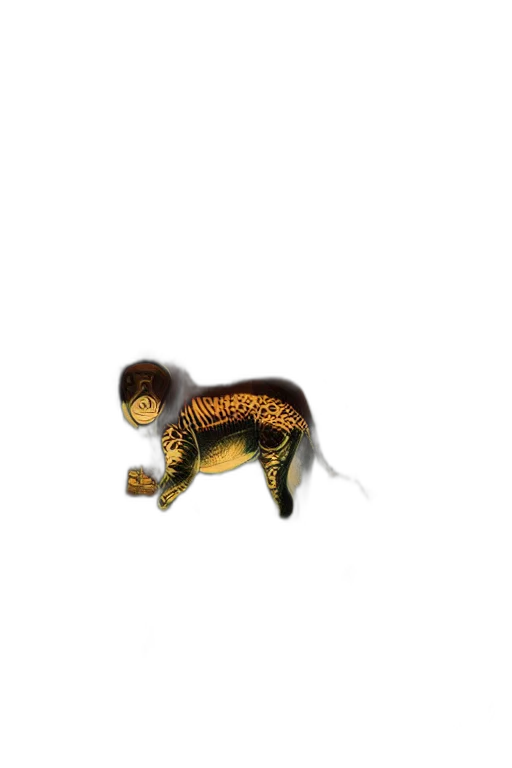 animal, creature, dragon, staff, 3d render, concept art, photorealistic, pixel art transparent PNG cut-out