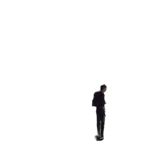 robot, jacket, staff, umbrella, concept art, 3d render, pixel art, anime transparent PNG cut-out