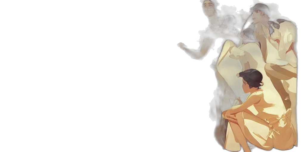staff, dress, dragon, mask transparent PNG cut-out