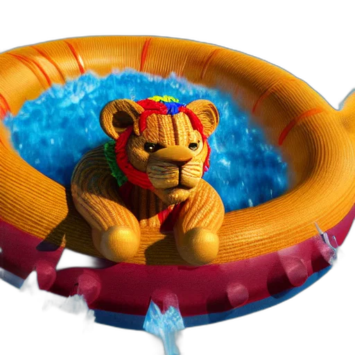 crown, 3d render, underwater, closeup transparent PNG cut-out