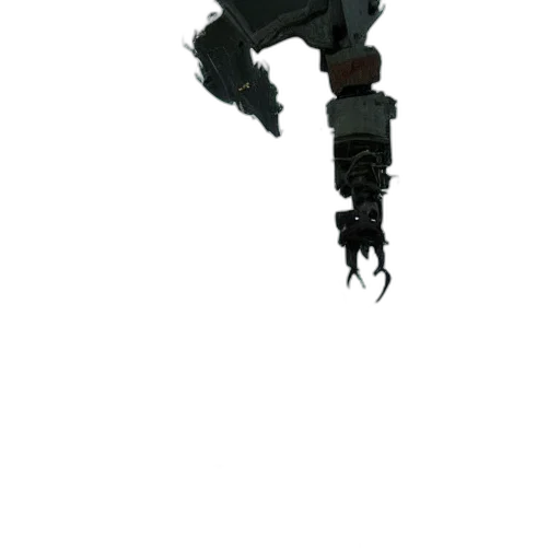 robot, weapon, staff, creature transparent PNG cut-out