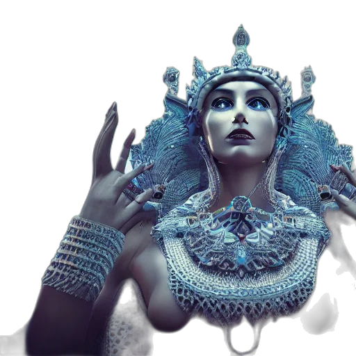 jewelry, crown, mask, concept art transparent PNG cut-out