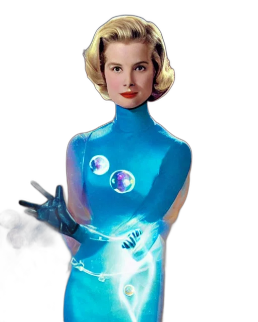 robot, dress, comic book art, concept art transparent PNG cut-out