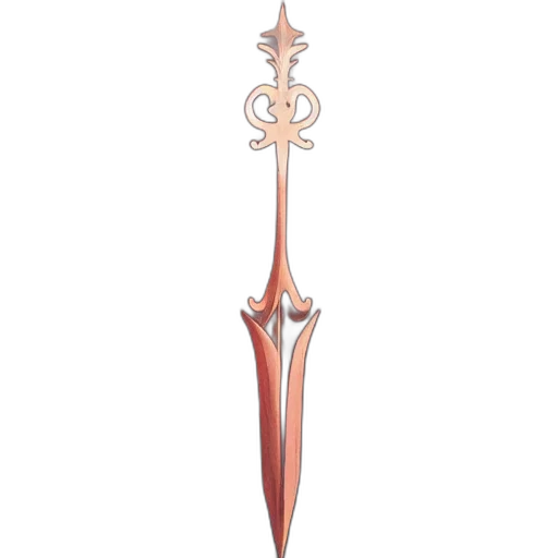sword, staff, weapon, jewelry transparent PNG cut-out