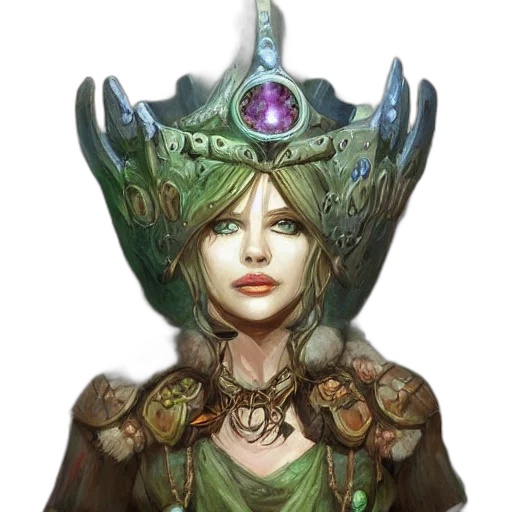crown, face, staff, jewelry transparent PNG cut-out