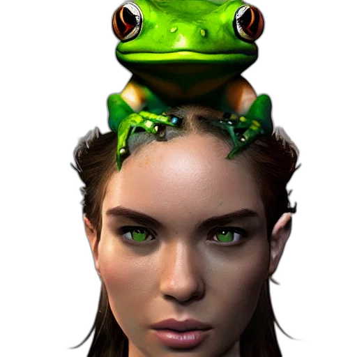 face, animal, crown, creature transparent PNG cut-out