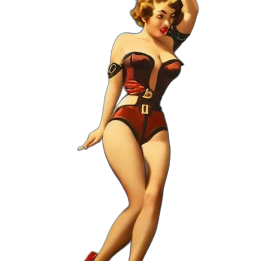 dress, cartoon, comic book art, concept art transparent PNG cut-out