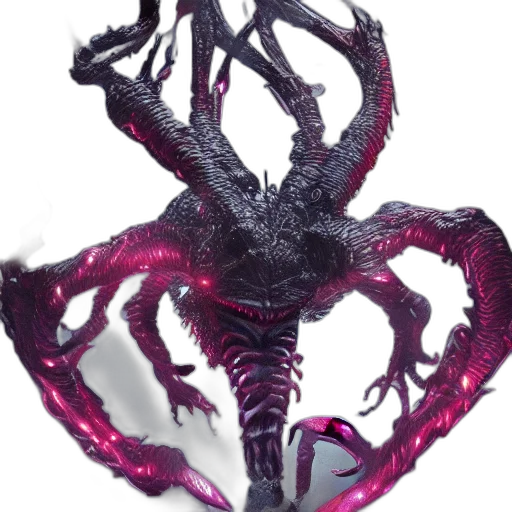 creature, dragon, crown, mask transparent PNG cut-out