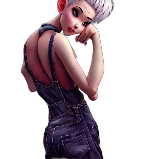dress, jacket, jewelry, face, concept art, cartoon, comic book art, fantasy art transparent PNG cut-out