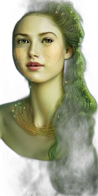 jewelry, mask, face, crown, fantasy art, photorealistic, oil painting, concept art transparent PNG cut-out