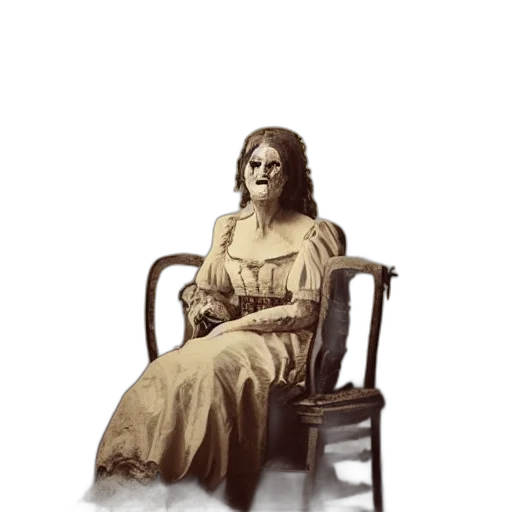 dress, face, mask, furniture, concept art, pixel art, photorealistic, oil painting transparent PNG cut-out
