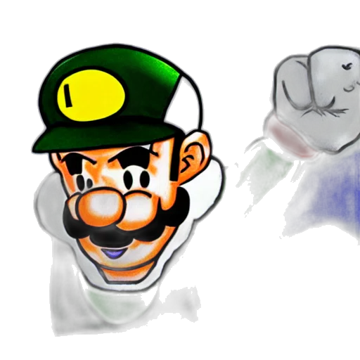 mask, concept art, 3d render, pixel art, watercolor, monochrome, pastel, green transparent PNG cut-out