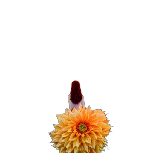 flower, crown, staff, hair, 3d render, photorealistic, concept art, pixel art transparent PNG cut-out