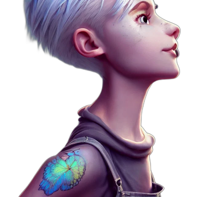robot, face, fantasy art, concept art, photorealistic, cartoon, outer space, blue transparent PNG cut-out