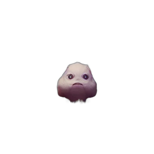creature, animal, face, mask, pixel art, concept art, 3d render, vaporwave transparent PNG cut-out