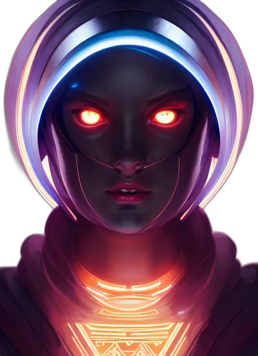 mask, face, robot, creature transparent PNG cut-out