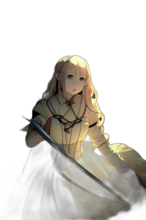 sword, staff, dress, weapon transparent PNG cut-out