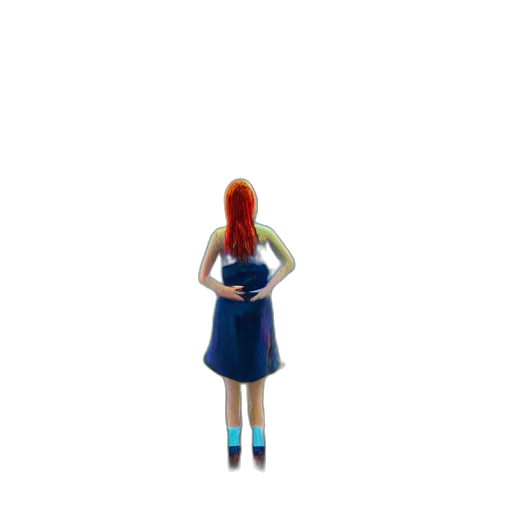 dress, bottle, robot, staff, 3d render, concept art, pixel art, cartoon transparent PNG cut-out