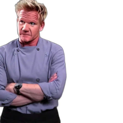gordon, ramsay, software, engineer transparent PNG cut-out
