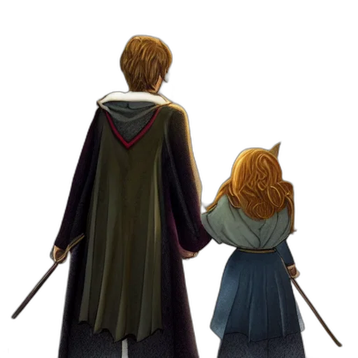 staff, jacket, concept art, fantasy art, 3d render, pixel art, snow, harry transparent PNG cut-out