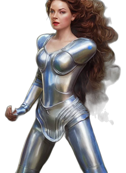 robot, concept art, fantasy art, comic book art transparent PNG cut-out