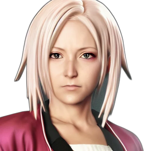 face, staff, jacket, photorealistic, concept art, 3d render, anime, sakura transparent PNG cut-out