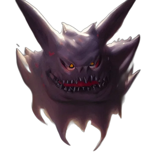 creature, mask, face, dragon, concept art, pixel art, fantasy art, 3d render transparent PNG cut-out