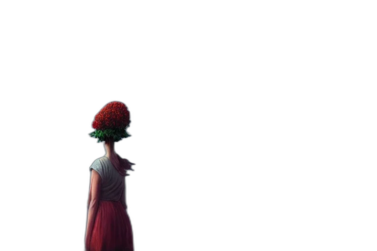 dress, hat, crown, creature, concept art, 3d render, pixel art, photorealistic transparent PNG cut-out