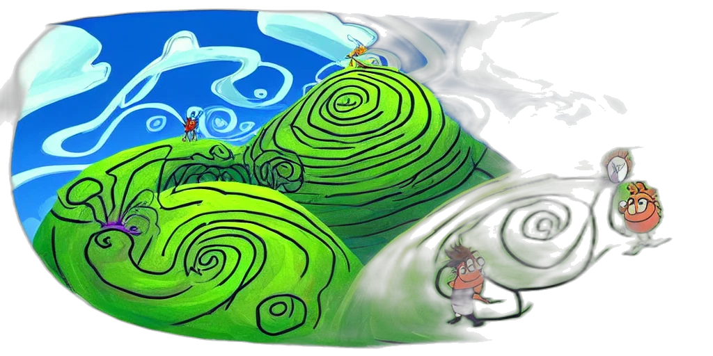 concept art, fantasy art, underwater, fog transparent PNG cut-out