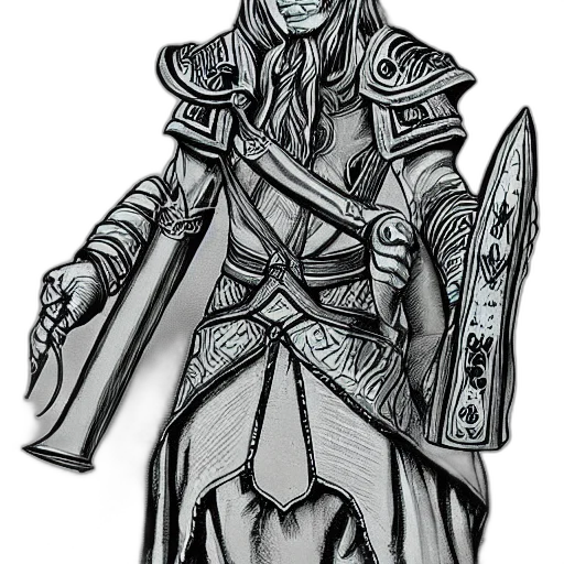staff, sword, jacket, concept art transparent PNG cut-out