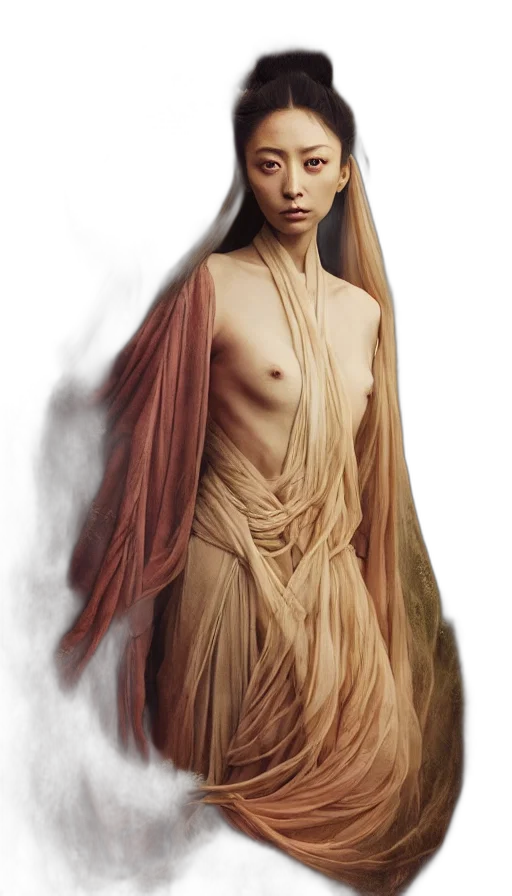 dress, fantasy art, photorealistic, concept art transparent PNG cut-out