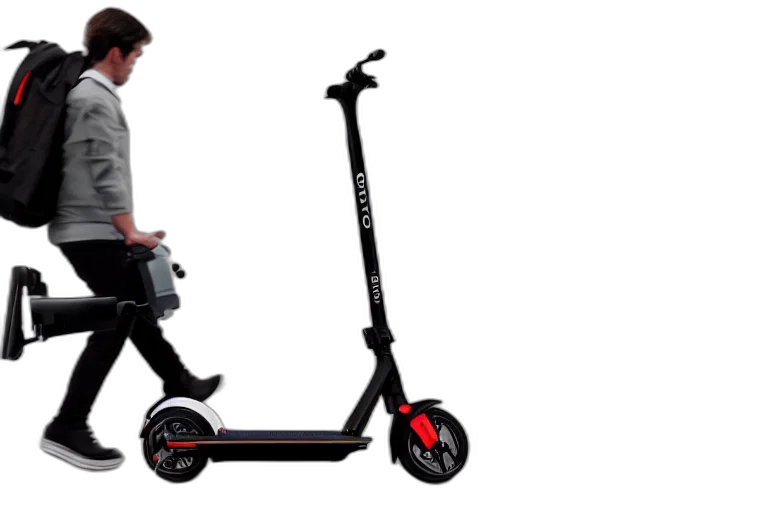 mobility, scooter, designed, produced, audi transparent PNG cut-out
