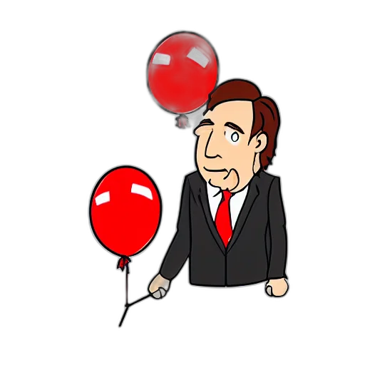 staff, cartoon, concept art, pixel art, 3d render, saul, goodman, throwing transparent PNG cut-out