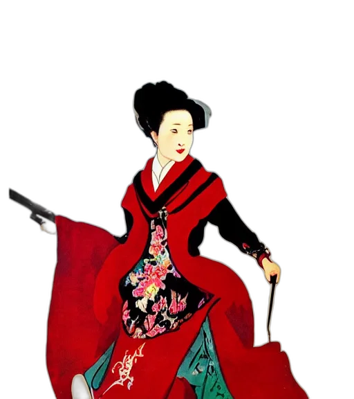 staff, dress, umbrella, weapon transparent PNG cut-out