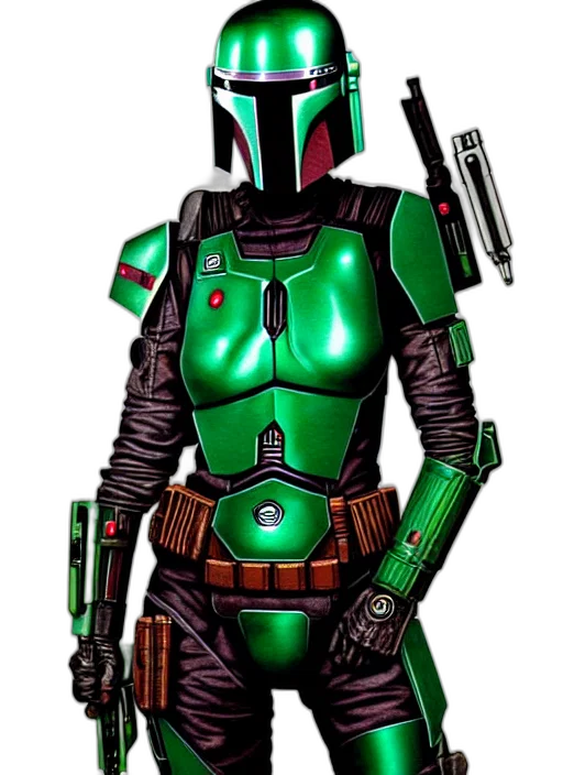 robot, weapon, concept art, comic book art, cyberpunk, pixel art, green, symmetry transparent PNG cut-out
