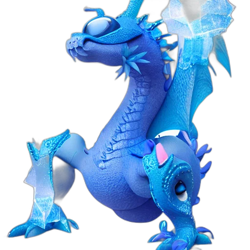 dragon, creature, animal, staff transparent PNG cut-out