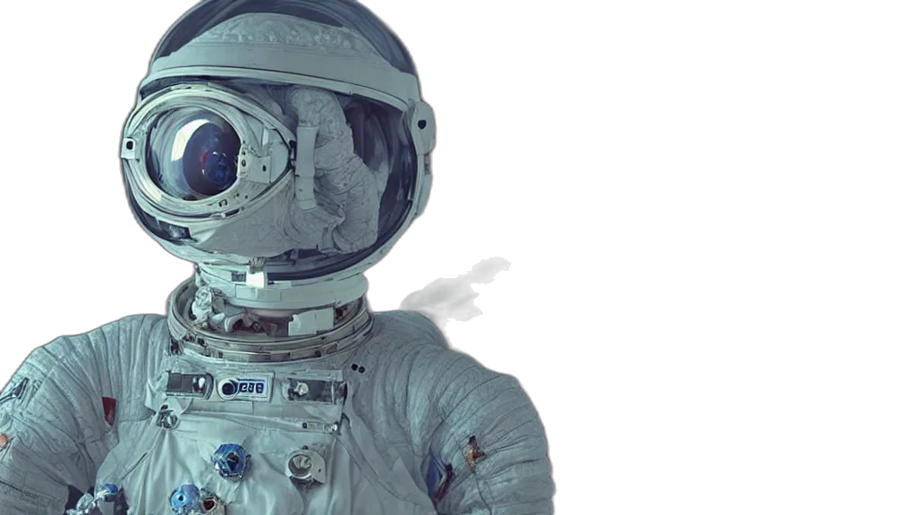 robot, mask, concept art, outer space transparent PNG cut-out