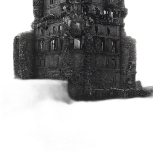 crown, building, hat, robot, 3d render, concept art, photorealistic, fantasy art transparent PNG cut-out