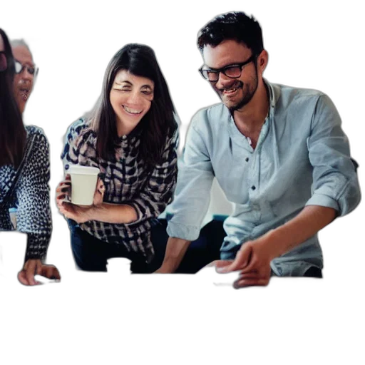 staff, stock, photograph, people transparent PNG cut-out