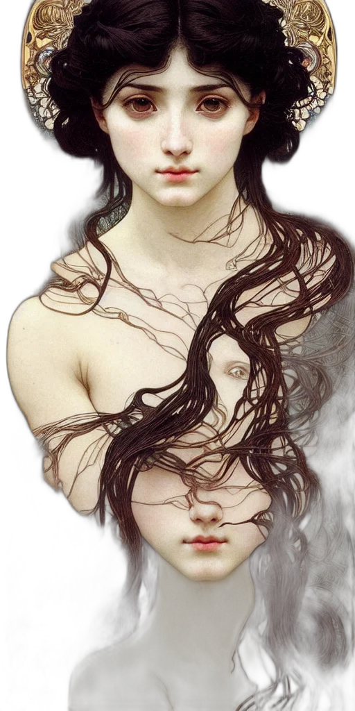 hair, face, mask, creature transparent PNG cut-out