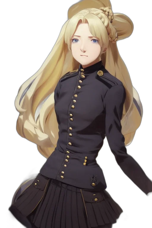 dress, staff, jacket, crown transparent PNG cut-out