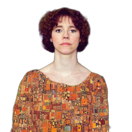 dress, face, jacket, staff transparent PNG cut-out