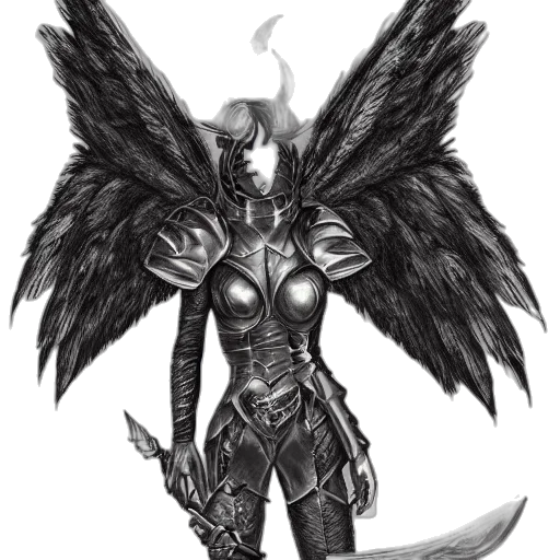 dragon, weapon, staff, mask transparent PNG cut-out