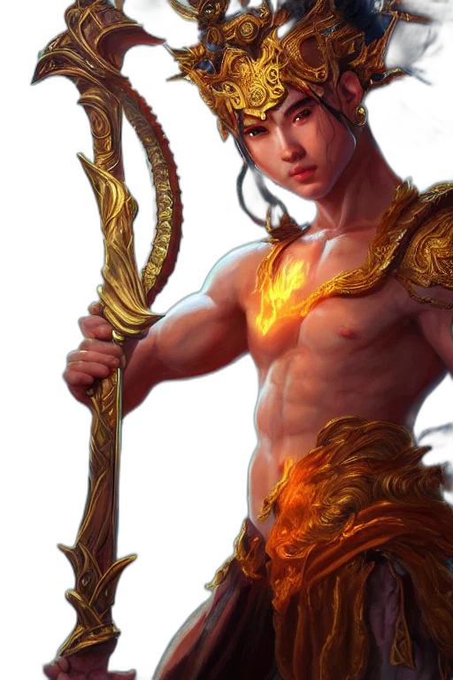 sword, staff, weapon, dragon transparent PNG cut-out