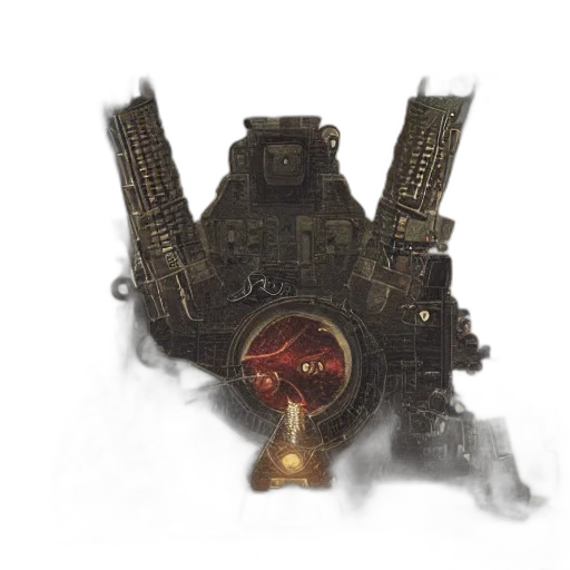 crown, weapon, robot, mask transparent PNG cut-out