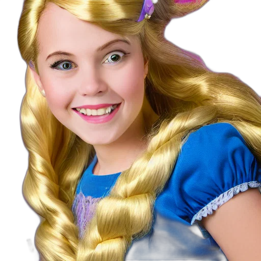 hair, face, crown, dress transparent PNG cut-out