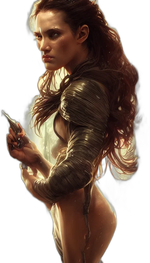 sword, staff, weapon, fantasy art transparent PNG cut-out