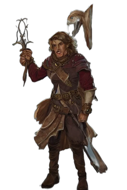 staff, sword, weapon, face, concept art, fantasy art, comic book art, 3d render transparent PNG cut-out