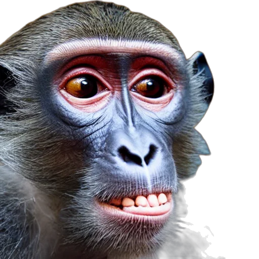 animal, face, mask, creature, photorealistic, 3d render, concept art, rapper transparent PNG cut-out